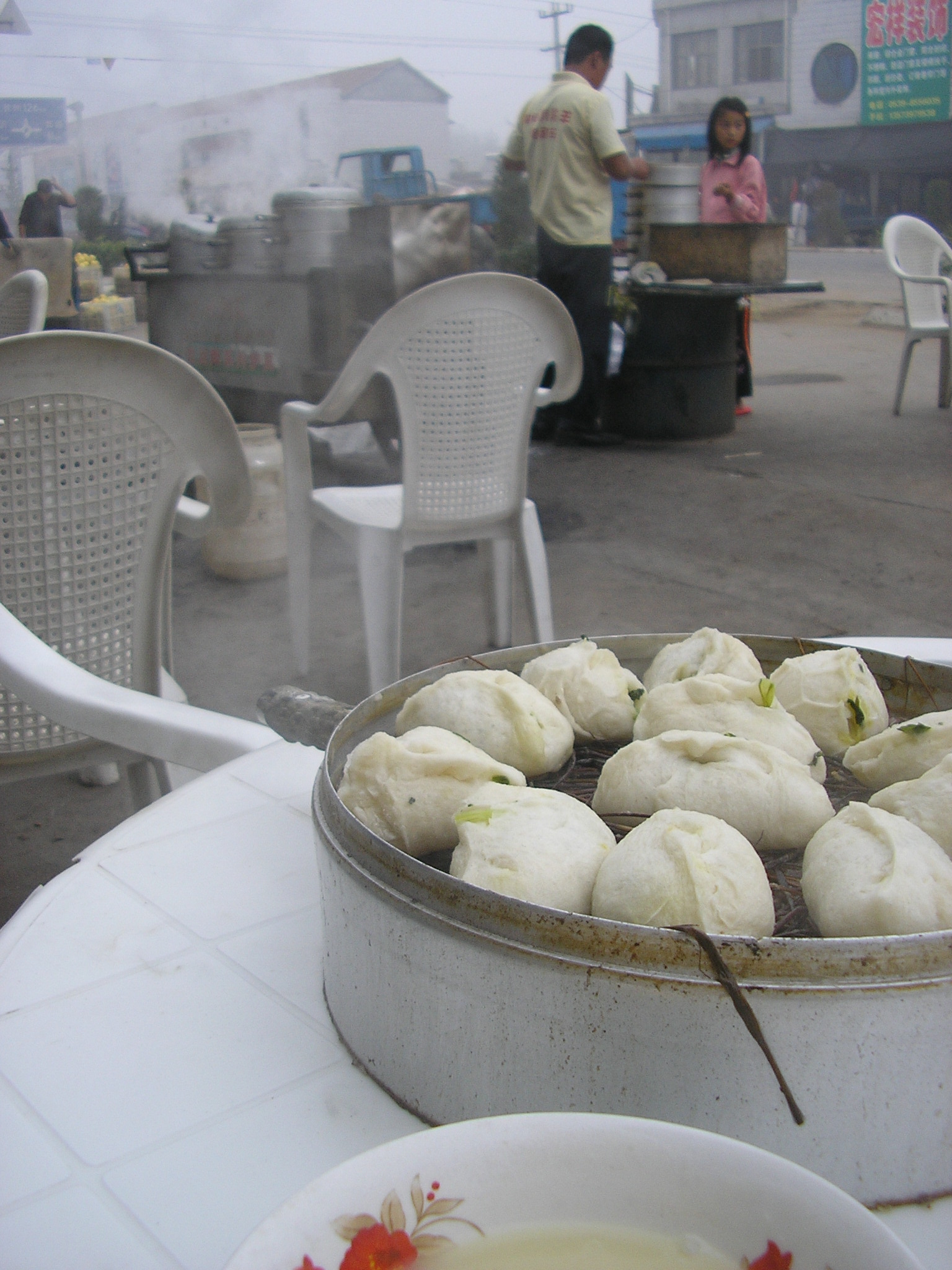 Baozi in Gaofengtou village, Shangdong prov. Oct 3-4 2007