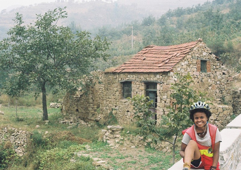 Nakia and stone house