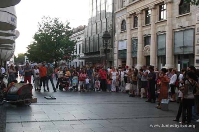 playing on the streets of belgrade