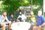 We had stopped in Serbia to admire gardens. This family treated us to groupa at 10:00 am and of course turkish coffee. Again, th