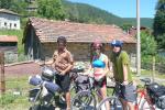 Resting and enjoying the scenery on the road in Bulgaria.