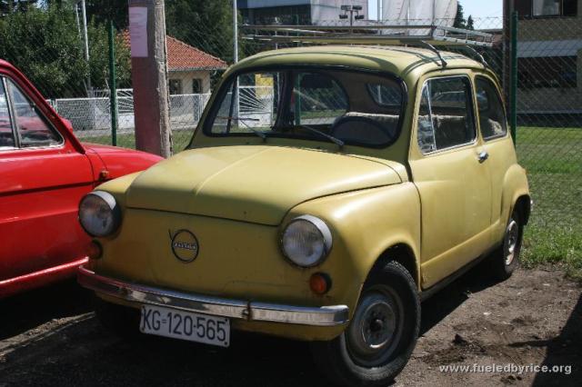 Serbia - An old Zastava, a Yugoslavian auto