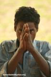 India, West Bengal - "Namaste." One of 3 men along a county road who stopped me and asked me to take their photo (Pete