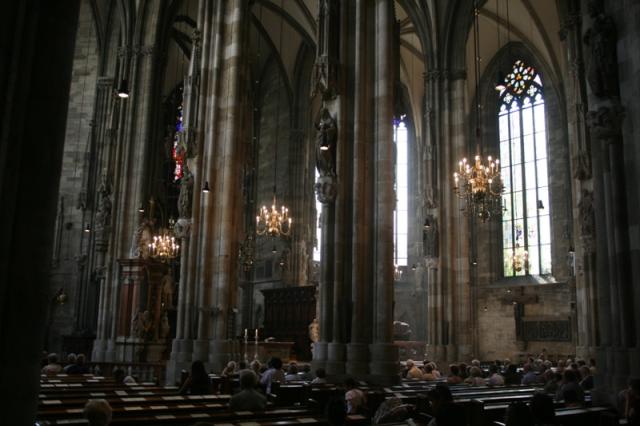 Austria, Wien (Vienna) - St.Stephan's Cathedral after mass