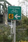 Austria - We have been following these little signs since Budapest, the Danube River Bicycle Way, which goes through 6 European 