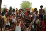 India, Rajistani village - (Drew) We stopped to ask for the nearest market in the midday heat, and they warmly welcomed us to st