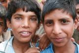 India, Rajistani village - (Drew) We stopped to ask for the nearest market in the midday heat, and they warmly welcomed us to st