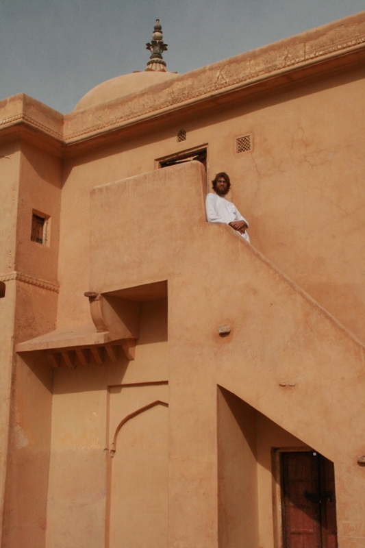 India, Rajistan, Jaipur - Peter at The Amer Fort