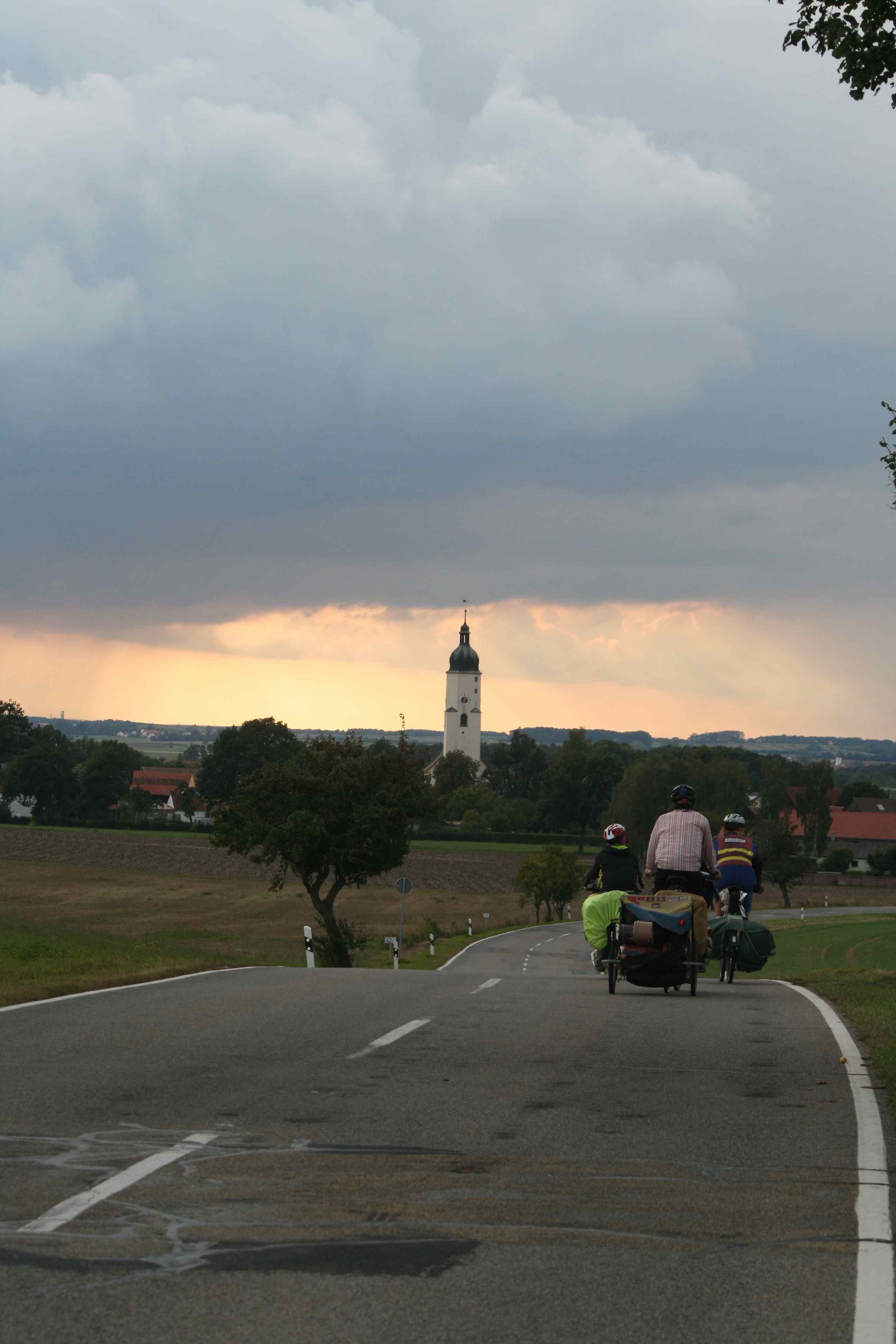 Germany, Bavaria - Through the rolling hills of Bayern, rainclouds seemed to follow us where ever we went.