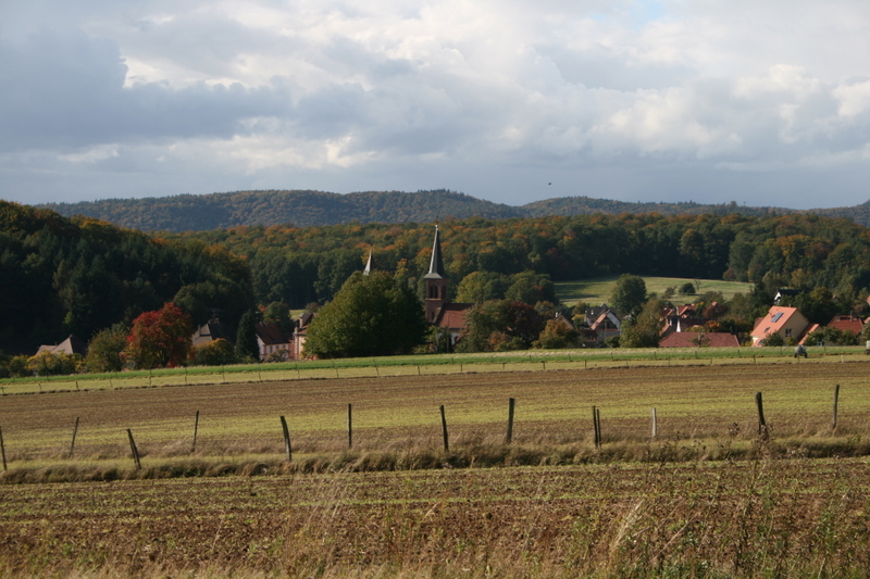 France, The Alsace, Climbach - My ancestrial home. A 500 person village