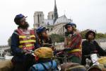 Paris, France - Notre Dame. Arrival Day.  We made it! Difficult to comprehend right now...