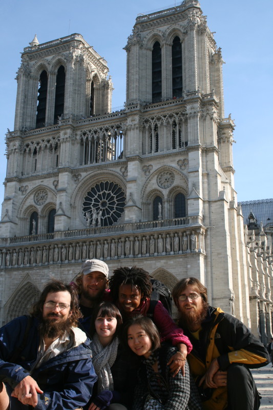 France, Paris - Notre Dame with Sara and Cecilia 