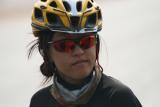 China - Sooji, a Korean Bicycle tourist on Tandem w/ Kuang Sup, 3 yr world tour (www.osavasa.com)