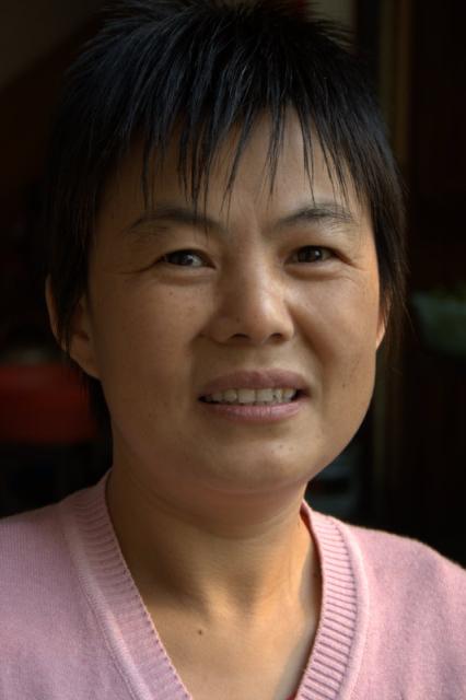 Mrs. Zhang (mentioned in Peter's blog), a very friendly and welcoming restuarant owner in a small market town in Anhui province,