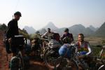 China, The Boys on a mountain ride