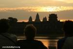 Cambodia - Angkor Wat at sunrise with the boys