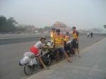 The beginning of the trip at Tian'An Men. Taken by a random Chinese guy.  Good work, random Chinese guy.