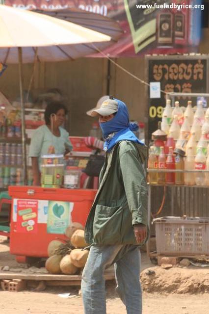 Cambodia - How one man copes with the dust