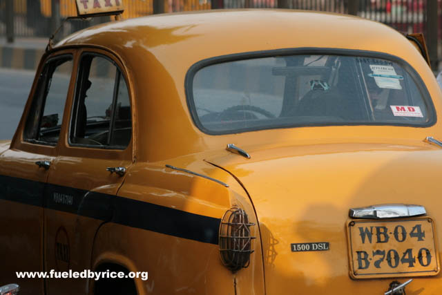India, Kolcatta - India uses "Ambassador Classic" Taxis, giving a feeling of time warp.