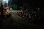India, West Bengal, Katna village - At the concert Shabnam organized for us.  Brian opened.