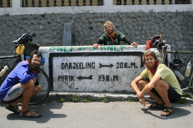 India, W. Bengal, between Mirik and Darjeelng - the 3/4 point of our 3 day strenuous mountain climb to Darjeeling via the backro