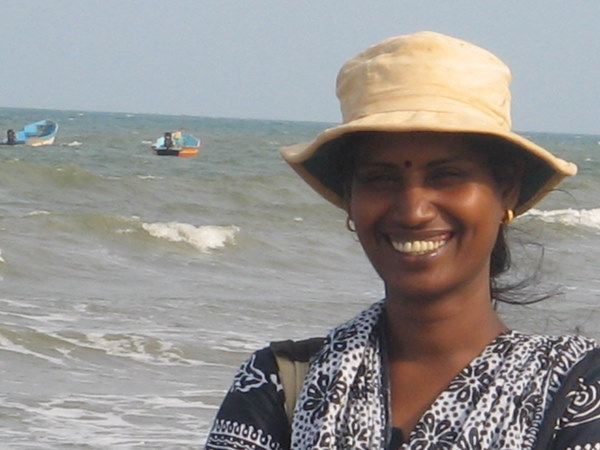 Latha Vikraman, the women who heads the project at the grassroots NGO level.