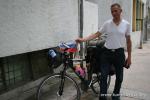 Ales Juvanc, from Solvania (a small country east of Italy). Ales (Alex) is biking from Solvania to Beijing, he hopes, in time fo