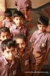 India, West Bengal, Katna village, Jagriti Primary School - Students at the Jagriti school