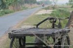 India, West Bengal - a tricycle flatbed, meant for hauling heavy loads.  A very common vehicle in rural India.