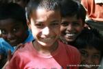 Nepal, east lowlands - Youth who were curious and eager to practice English, and children who were just curious.
