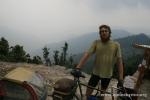 Nepal, Himalayan foothills, Jiri road - If it weren't for the "hazy season" you'd see snow-capped Himalayas in the bac