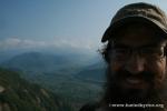 Nepal, Pokhara - Jim and Fishtail mountain in the Anapurna Himalayan range
