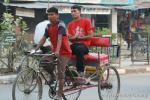 Nepal, Mahendranagar town - The pedicab, very common in the subcontinent. Mistakenly called a "ricksaw," even in India