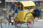 Nepal, Mahendranagar town - School bus/tricycle!