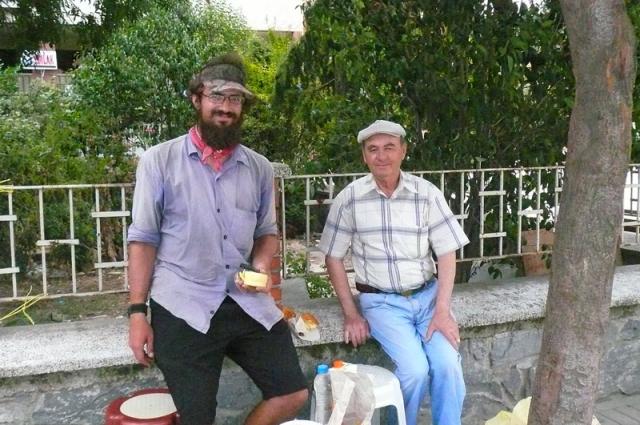 A man befriended us on the street in Turkey, and bought us meatballs, tea, bread, and even offered to take us to his house and l