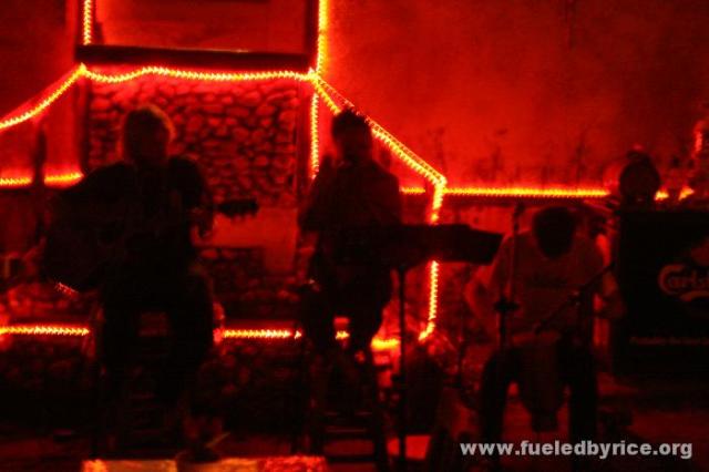 Türkiye, Edirme - Playing music at the Cadde Cafe-bar. This was our first "regular gig," we played 3 nights in a row w