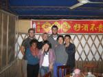 China, Tan Shui town - With Iris Jenny and Eddy, English teachers at the local middle and high schools in Tan Shui. We ate dinne