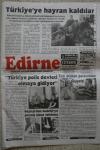 Türkiye, Edirne - FBR made the front page of one of the local papers after our friend, Durukan, took us to their office for an i
