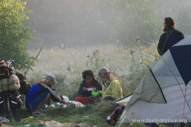 Serbia - Camping high in the southeastern Serbian mountains near the largest and highest lake of Serbia