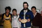 China, Shangsi town - Making apple pies for Christmas!