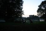 Austria, Danube River - Camping across from a Schloss (castle), in a friendly woman's field who was quite welcoming when Drew st