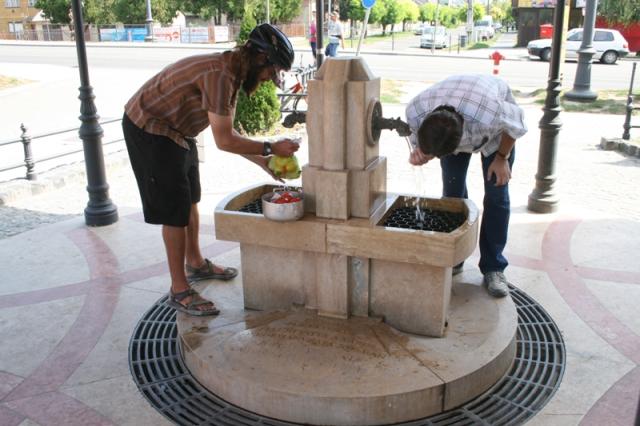 Hungary - Public drinking fountains are WONDERFUL. I am very against bottled water and find it ridiculous that people have been 