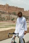 India, Rajistan, Jaipur - Peter at The Amer Fort