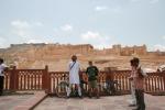 India, Rajistan, Jaipur - Drew and Peter at The Amer Fort
